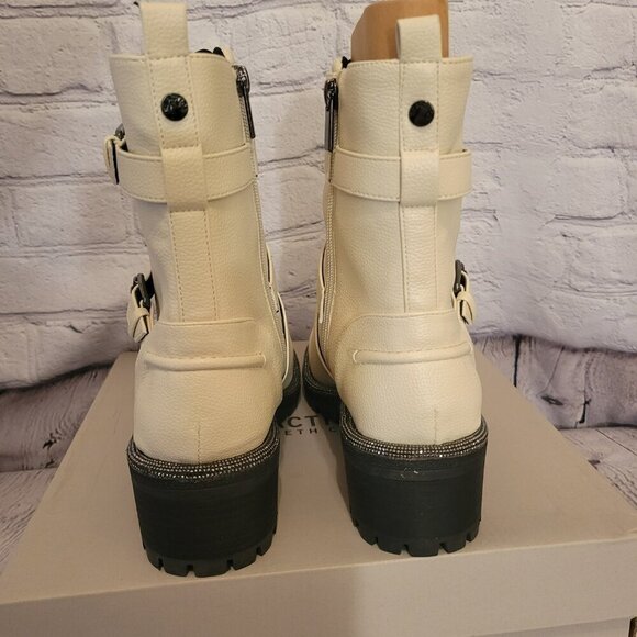 Kenneth Cole Tate Biker Jewel Lug Sole Boot - Picture 9 of 11